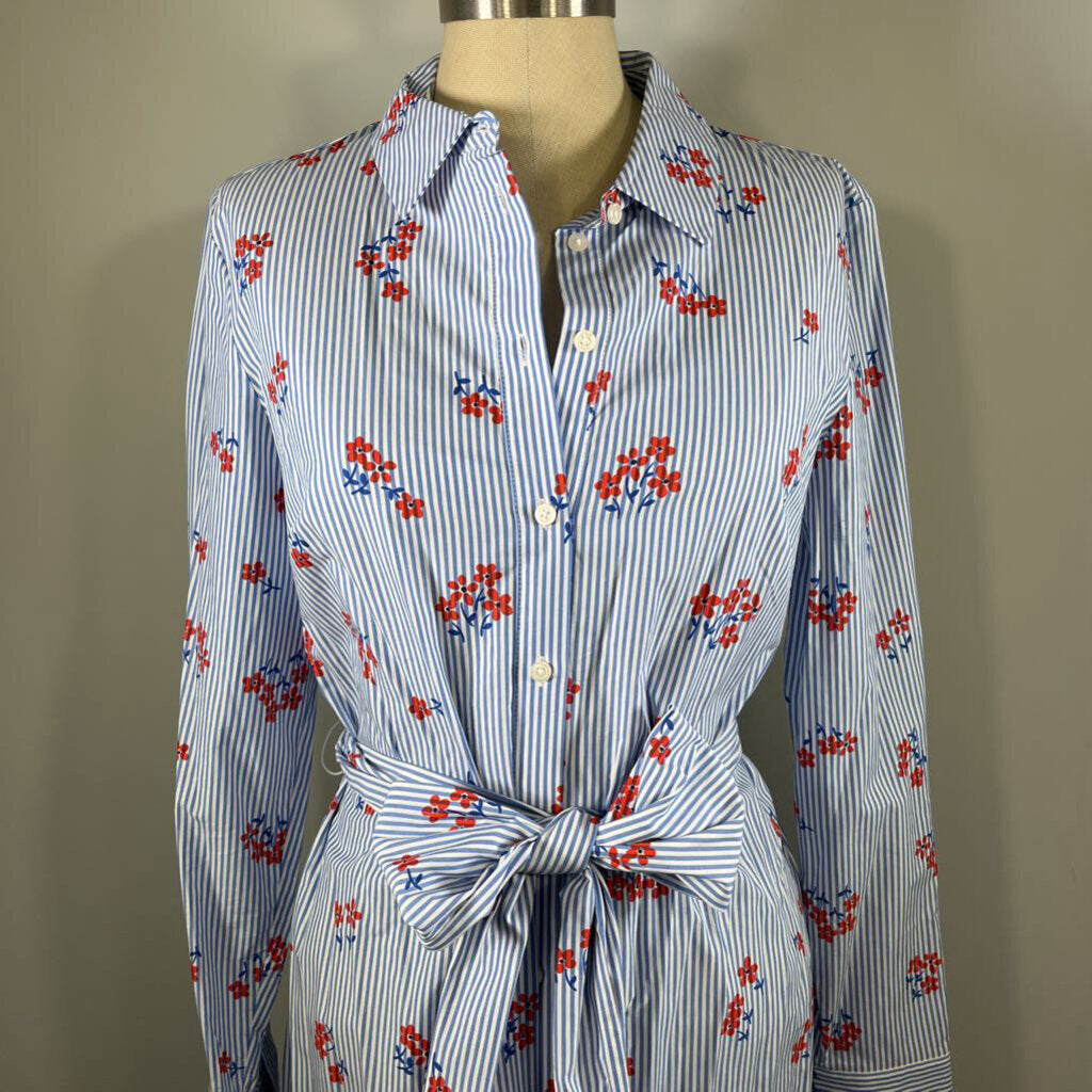 Boden L/s Striped Floral Dress