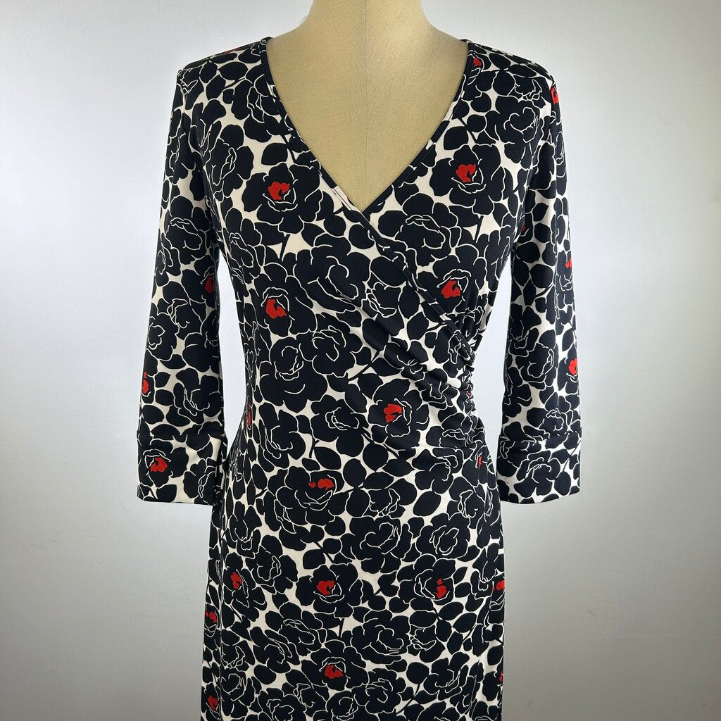 AK Anne Klein L/s Floral Dress