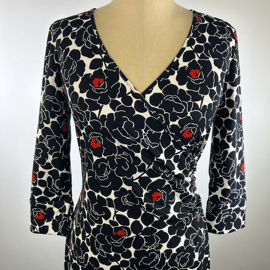 AK Anne Klein L/s Floral Dress