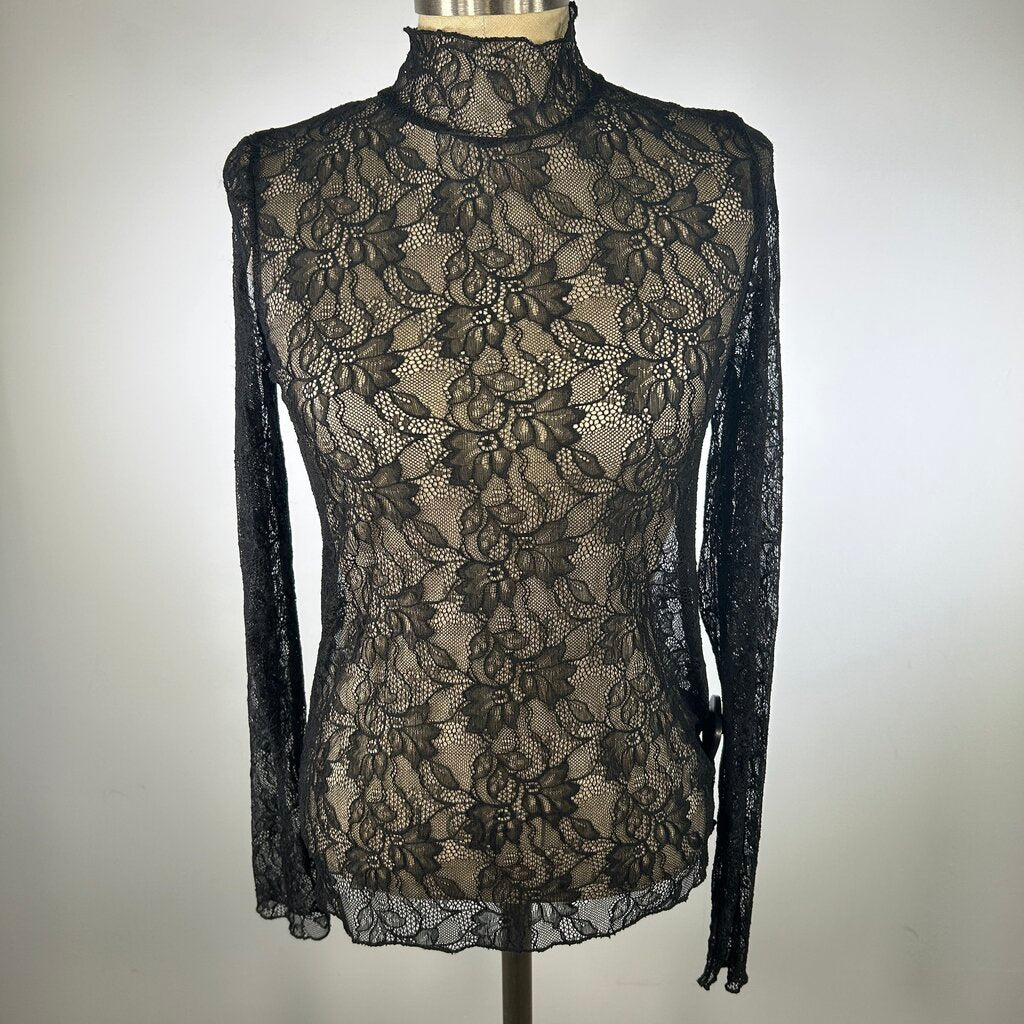Anthropologie L/s Lace Shirt