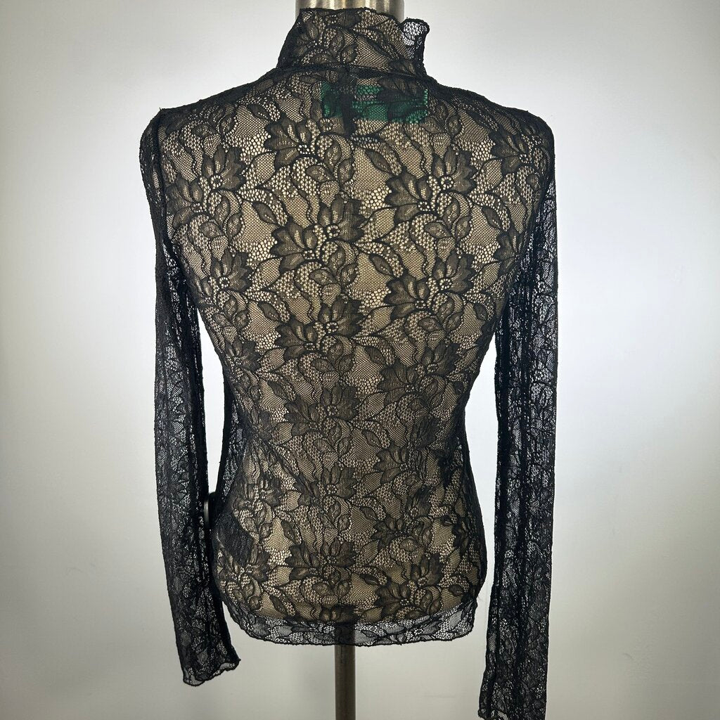 Anthropologie L/s Lace Shirt