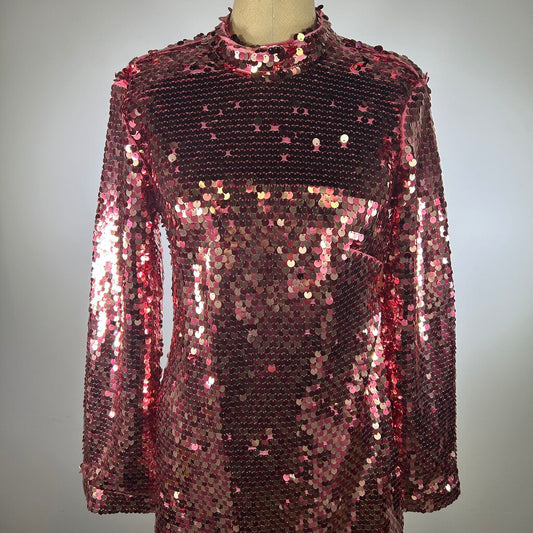 Maeve L/s Sequened Dress