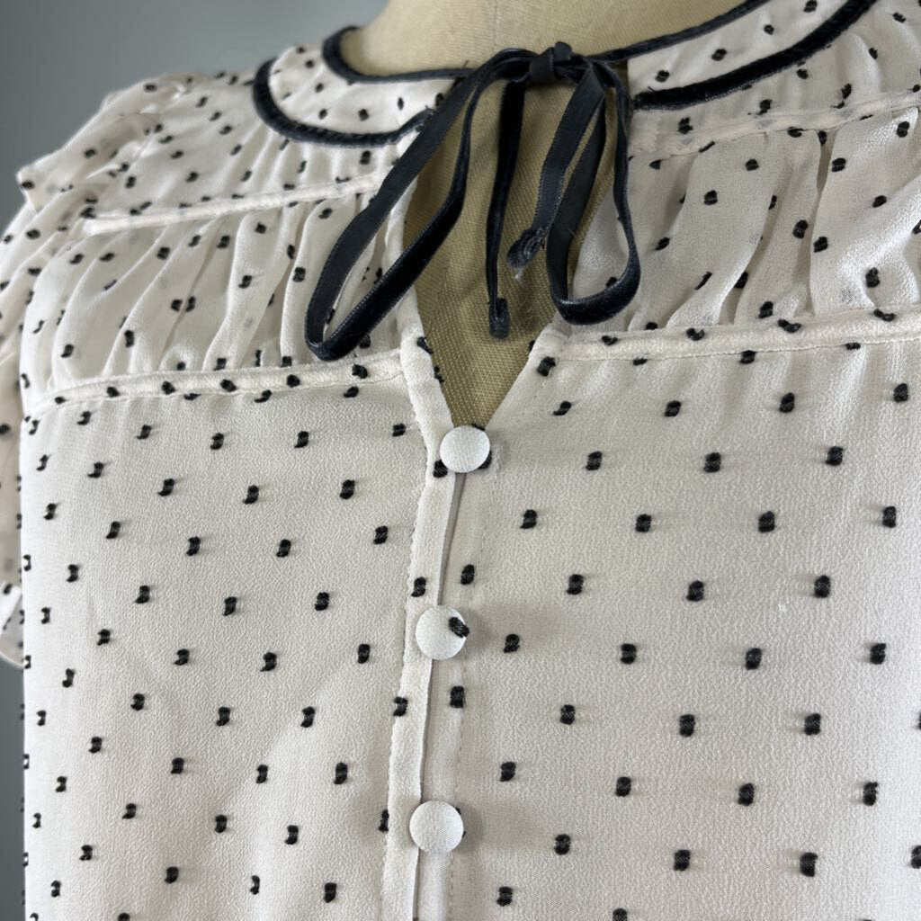Loft S/s Dotted Print Shirt