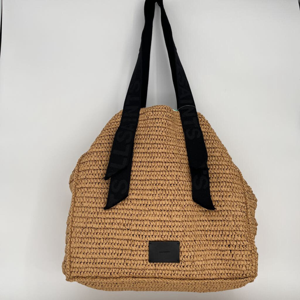 All Saints Raffia Tote