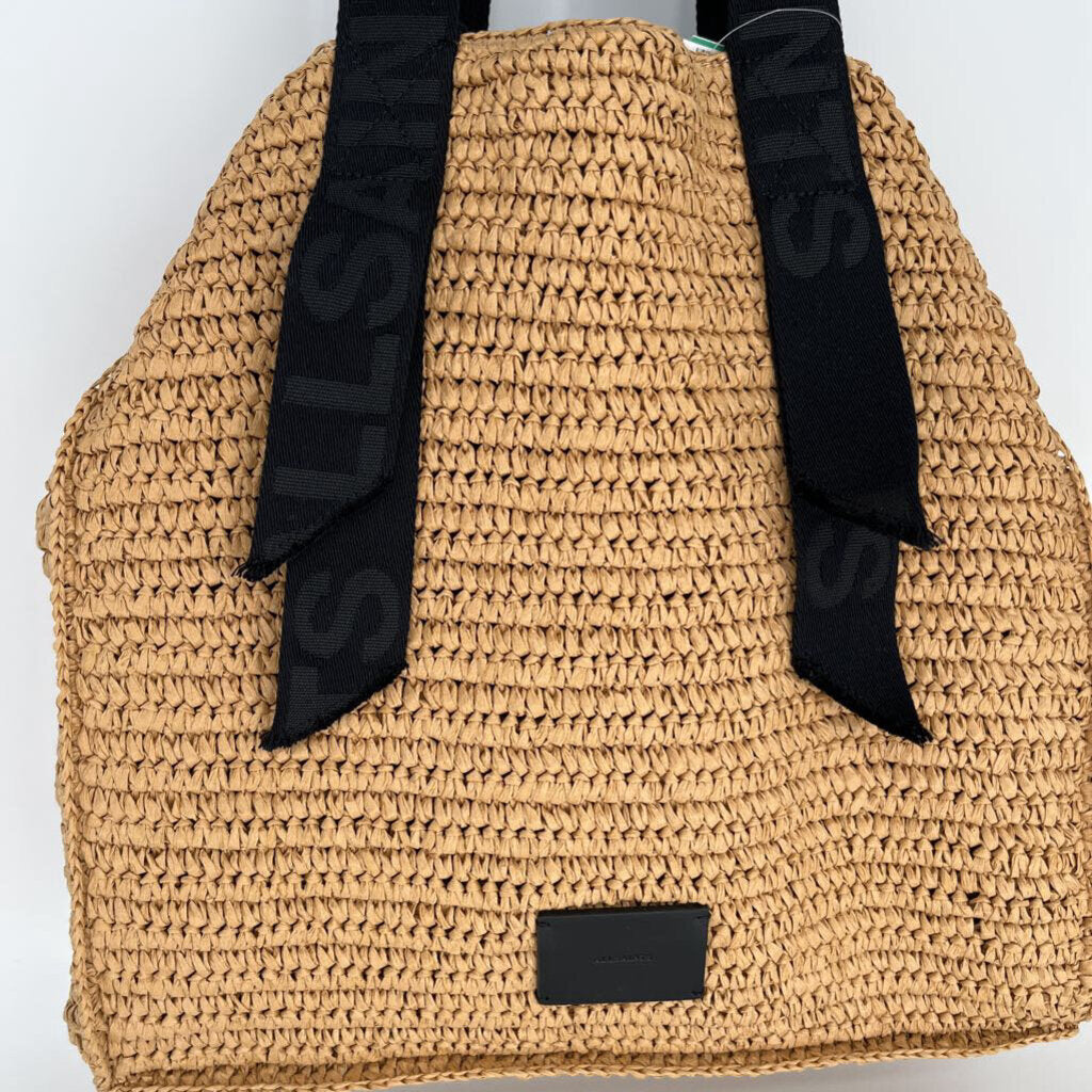 All Saints Raffia Tote