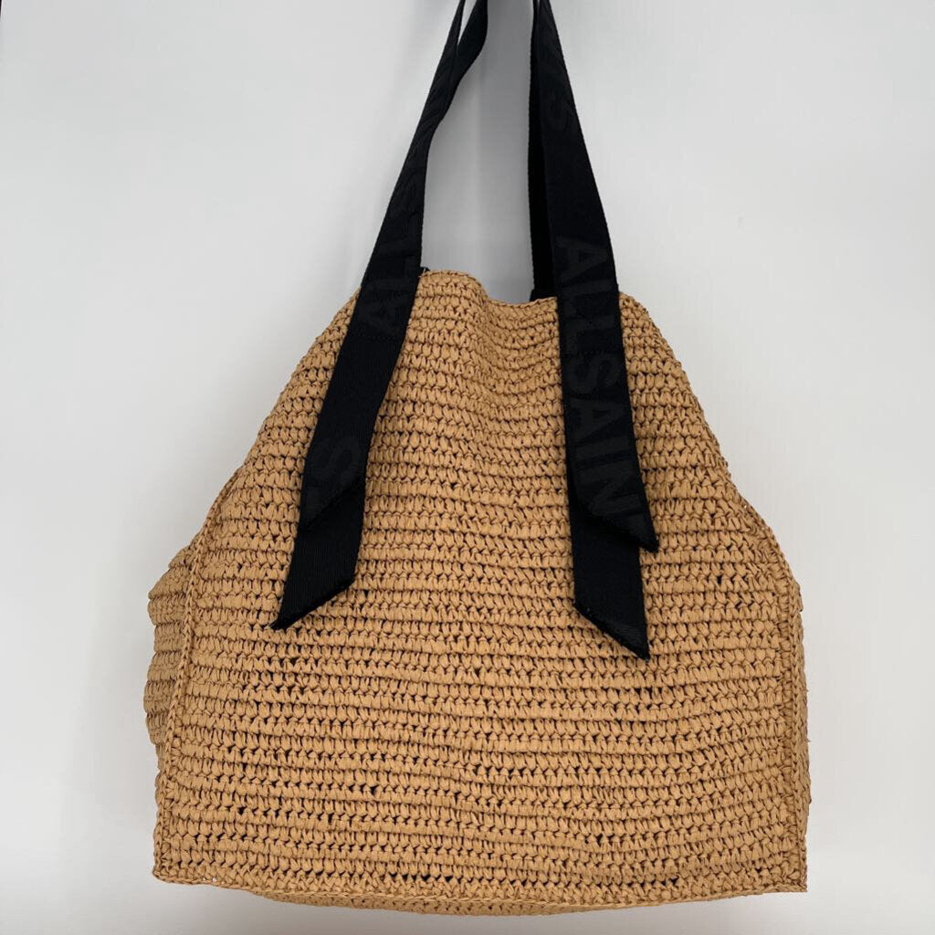 All Saints Raffia Tote