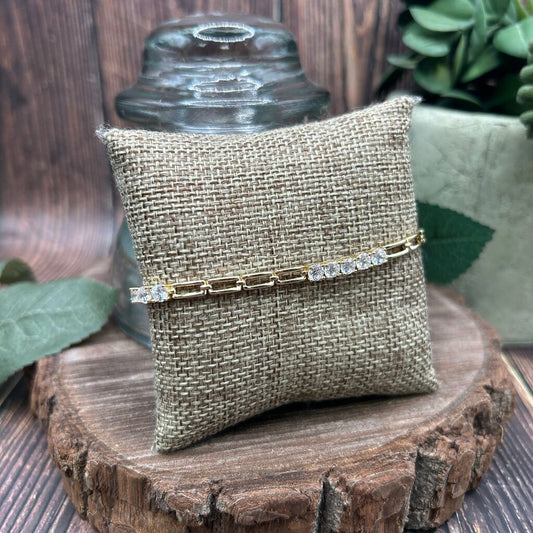 CZ Stone Tennis Bracelet