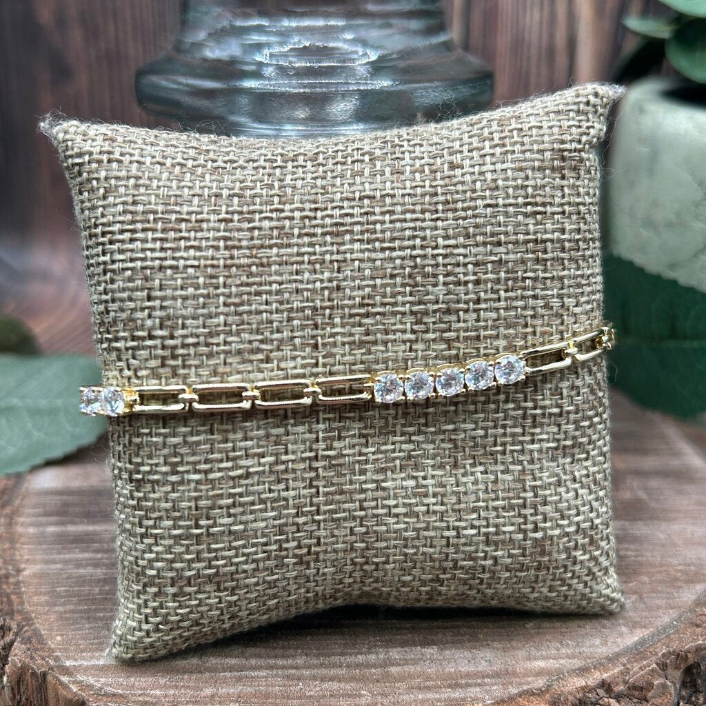 CZ Stone Tennis Bracelet