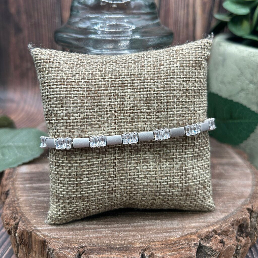 CZ Stone Tennis Bracelet