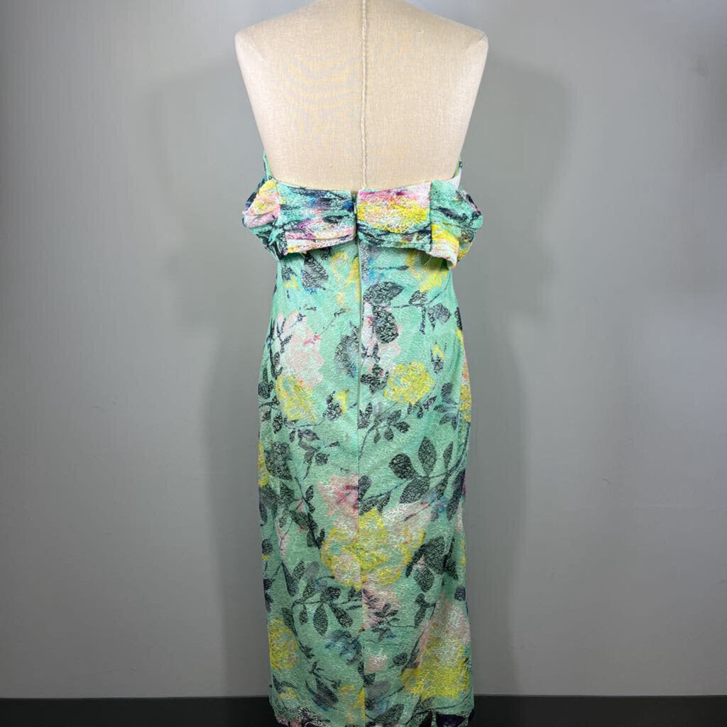 ML Monique LHuillier Floral Gown