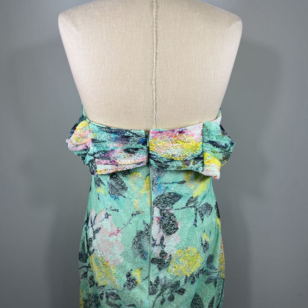 ML Monique LHuillier Floral Gown