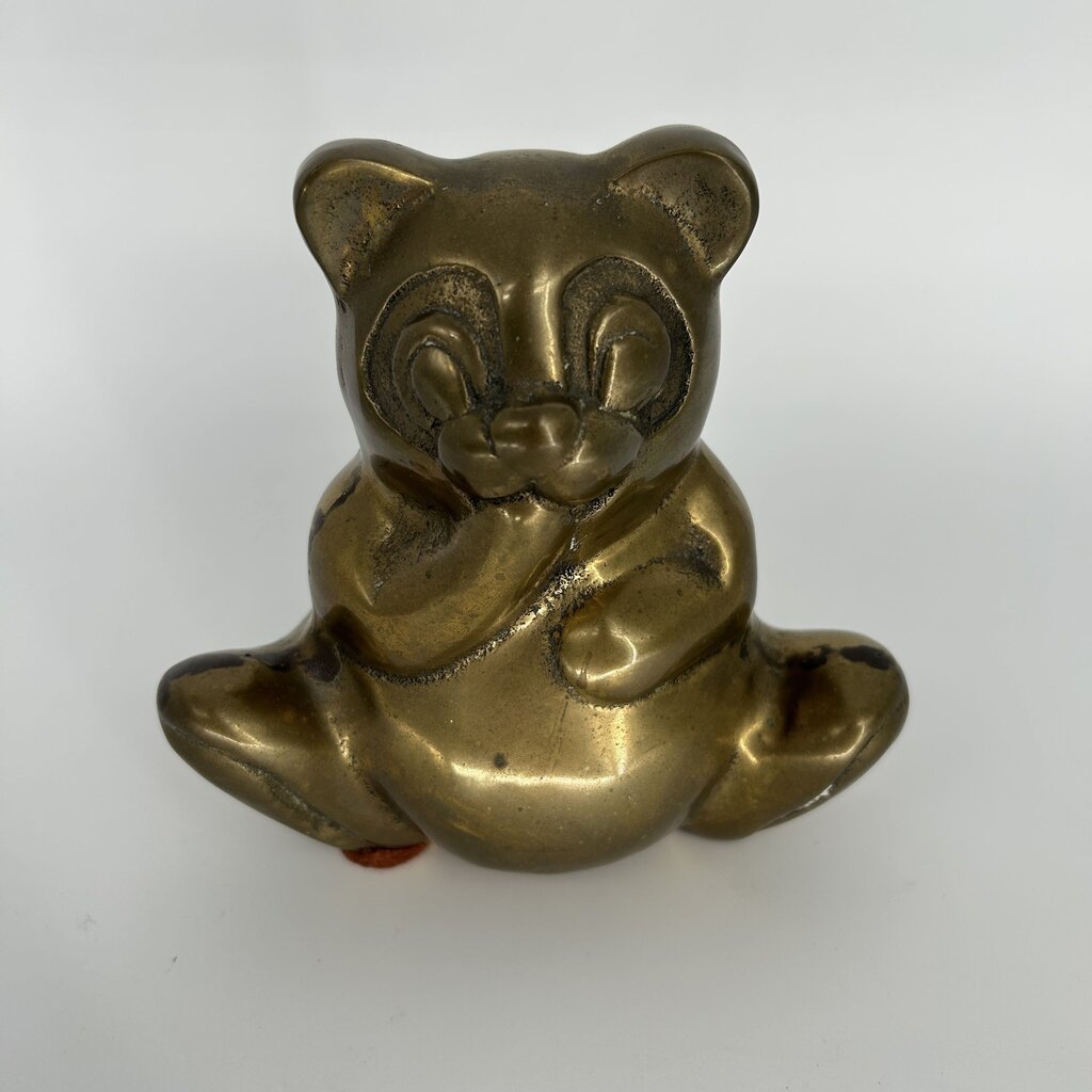 Brass Panda Figure