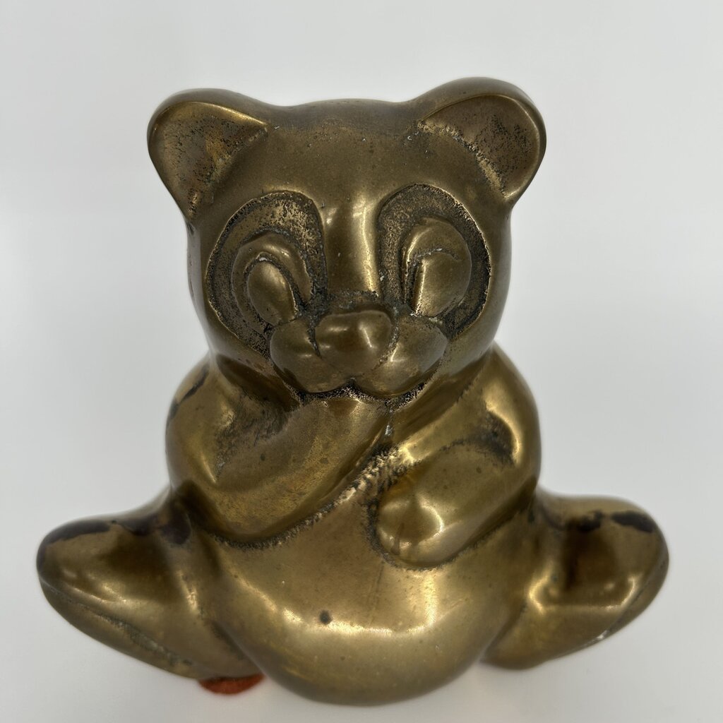 Brass Panda Figure