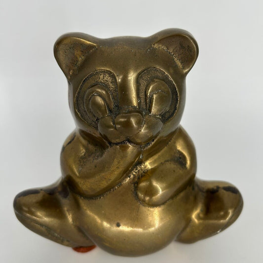 Brass Panda Figure