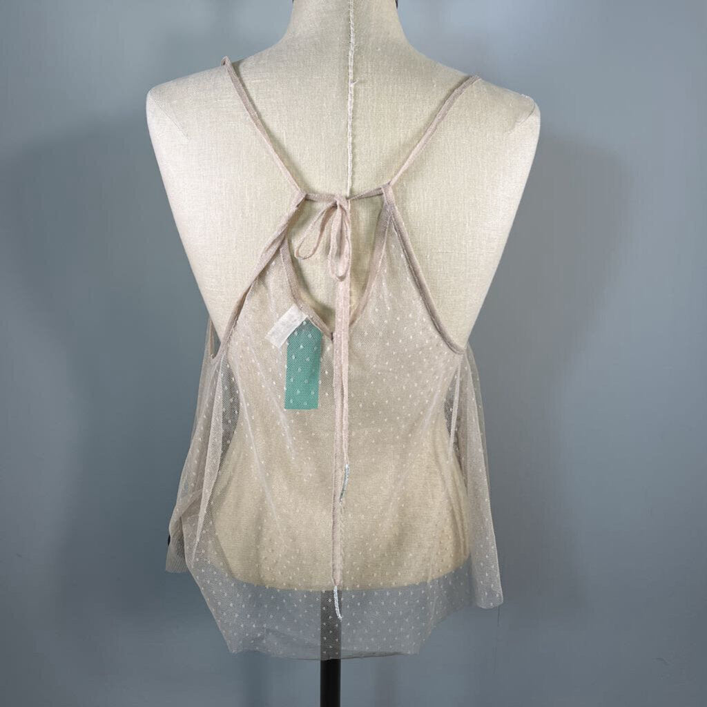 FP Beaded Lace Tank Top