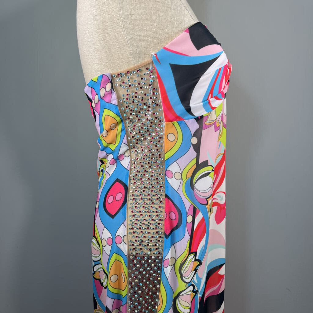 TO by Gia Mattiolo Strapless Maxi Dress