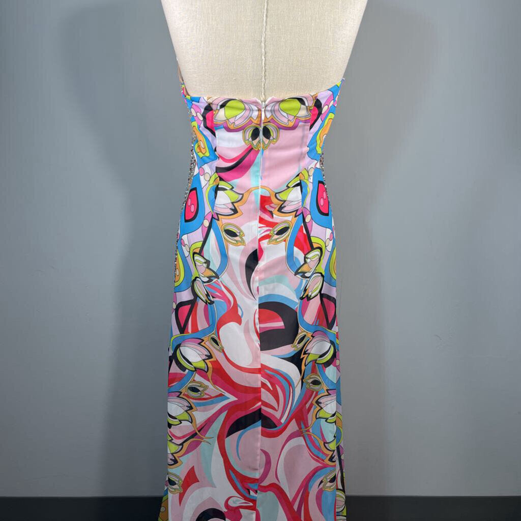 TO by Gia Mattiolo Strapless Maxi Dress