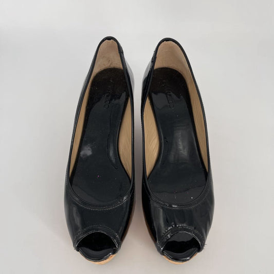 Jimmy Choo Patent Wedges