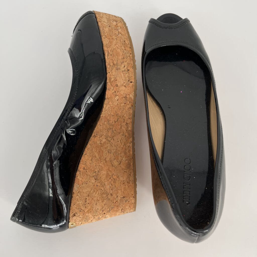 Jimmy Choo Patent Wedges