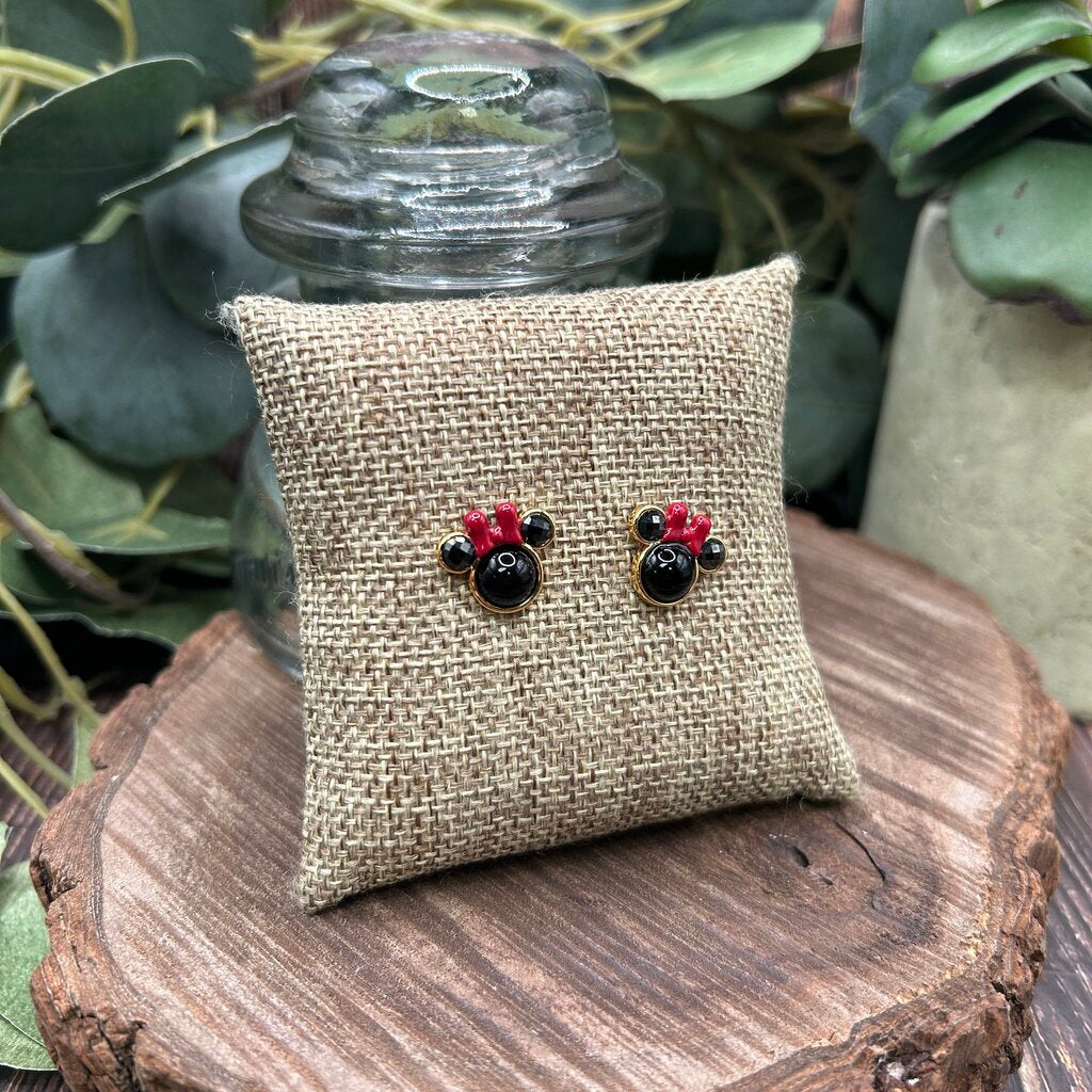 Kate Spade x Disney Minnie Mouse Stud Earrings
