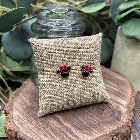 Kate Spade x Disney Minnie Mouse Stud Earrings