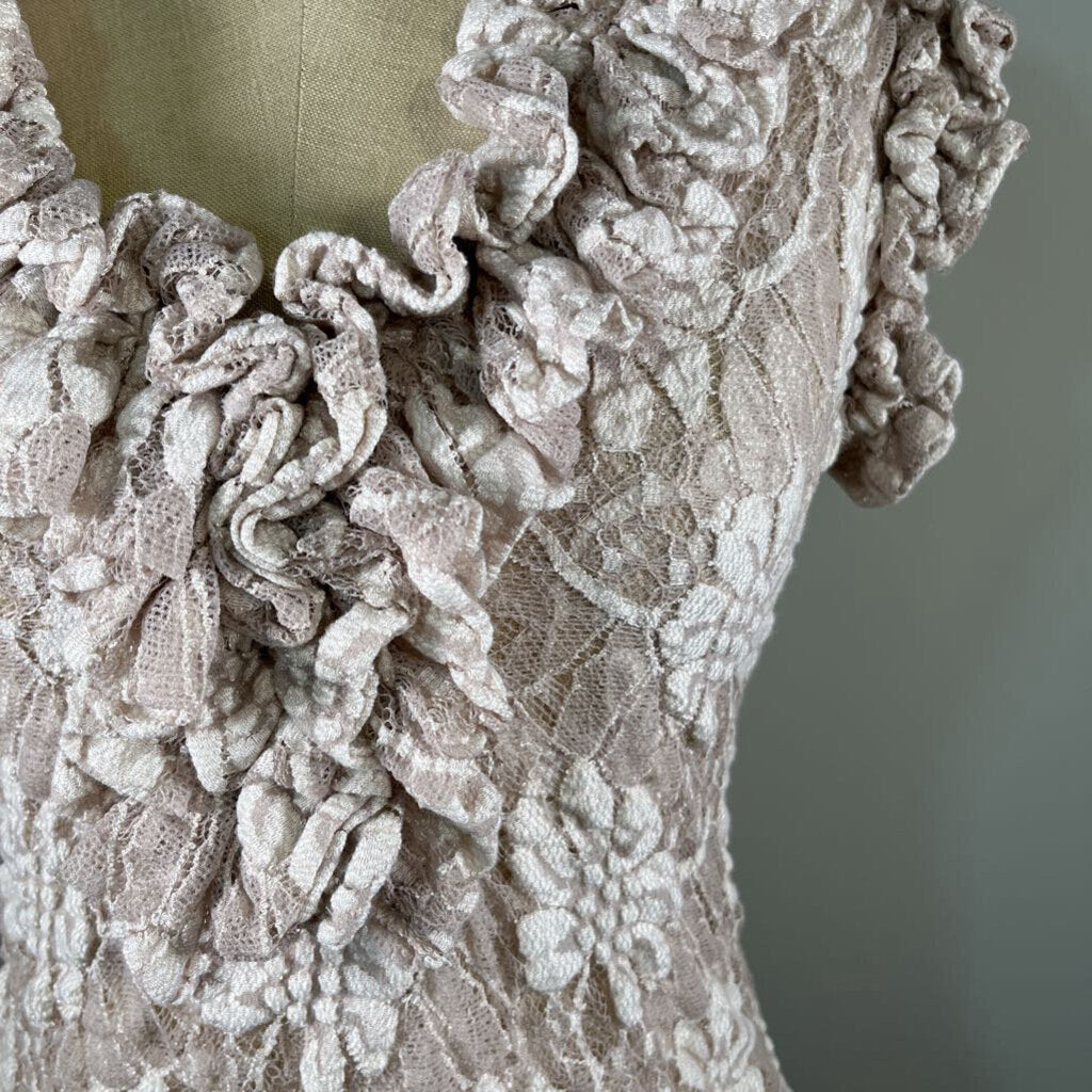 Angela Keslar S/s Lace Blouse