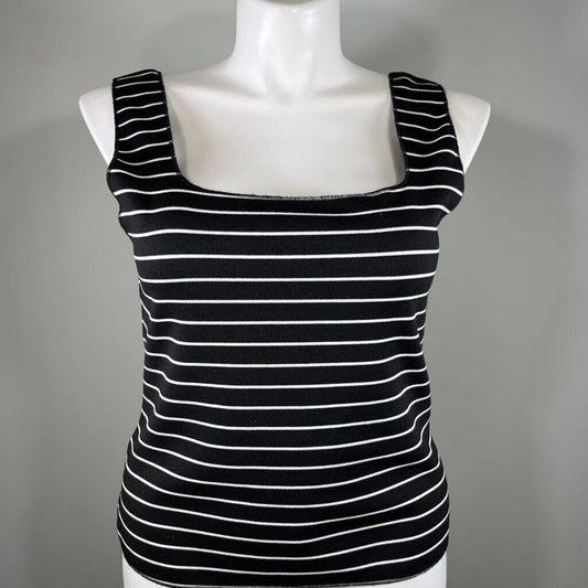 Maeve Slvls Stripe Shirt