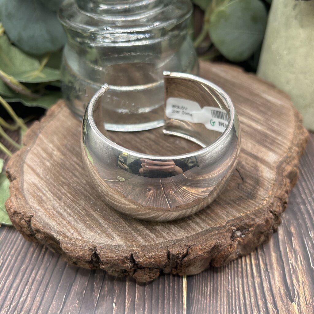 Sterling Dome Cuff