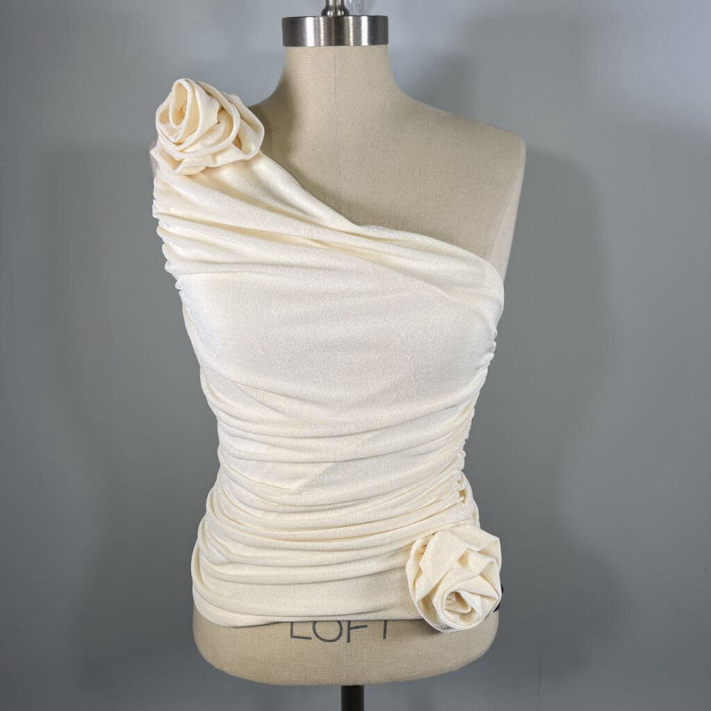 One Shoulder Ruched Shirt