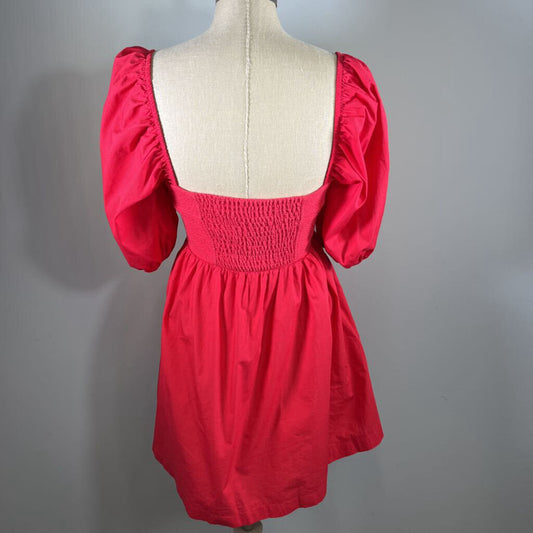 Maeve Puff Slv Mini Dress