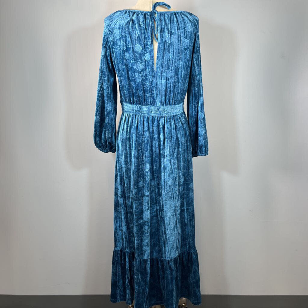 Modcloth L/s Velour Maxi Dress