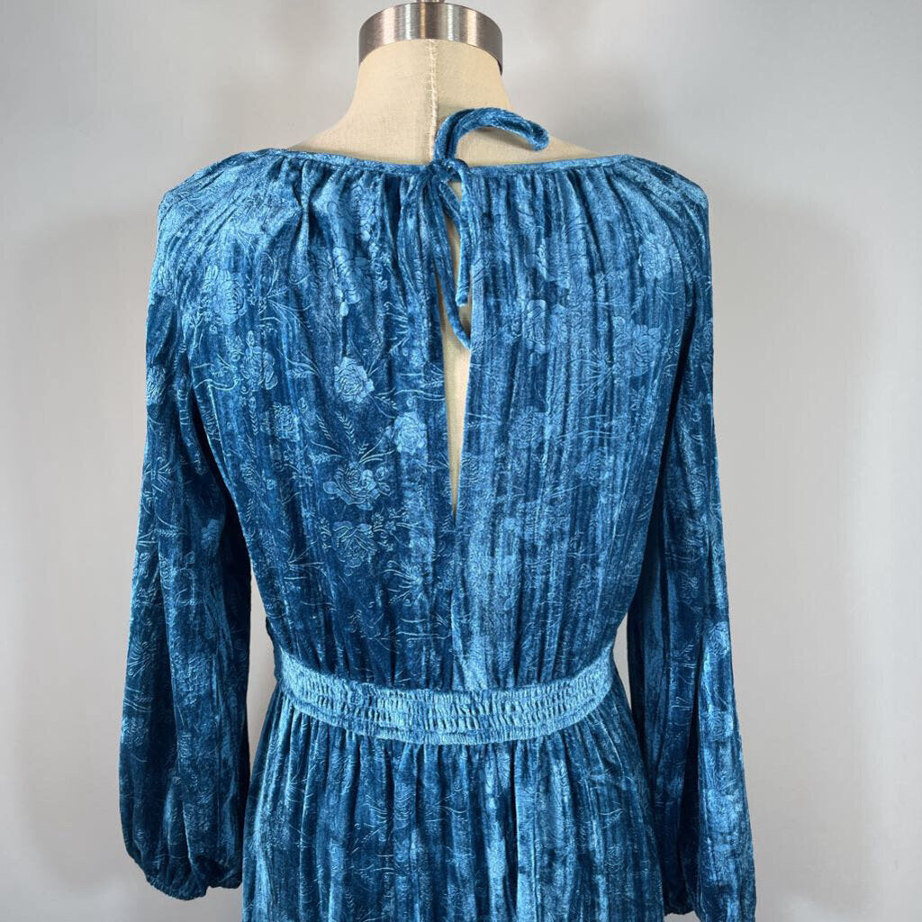 Modcloth L/s Velour Maxi Dress