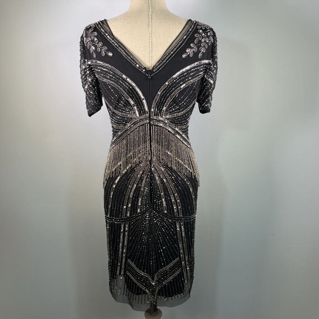 Adrianna Papell S/s Beaded Dress