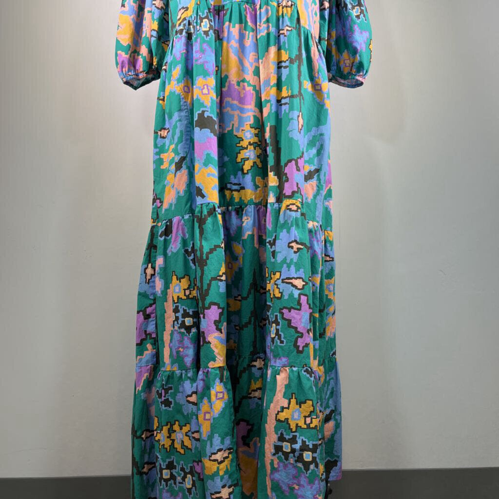 Oliphant 3/4 Slv Maxi Dress