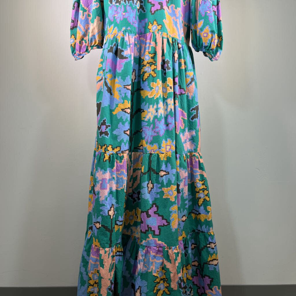 Oliphant 3/4 Slv Maxi Dress