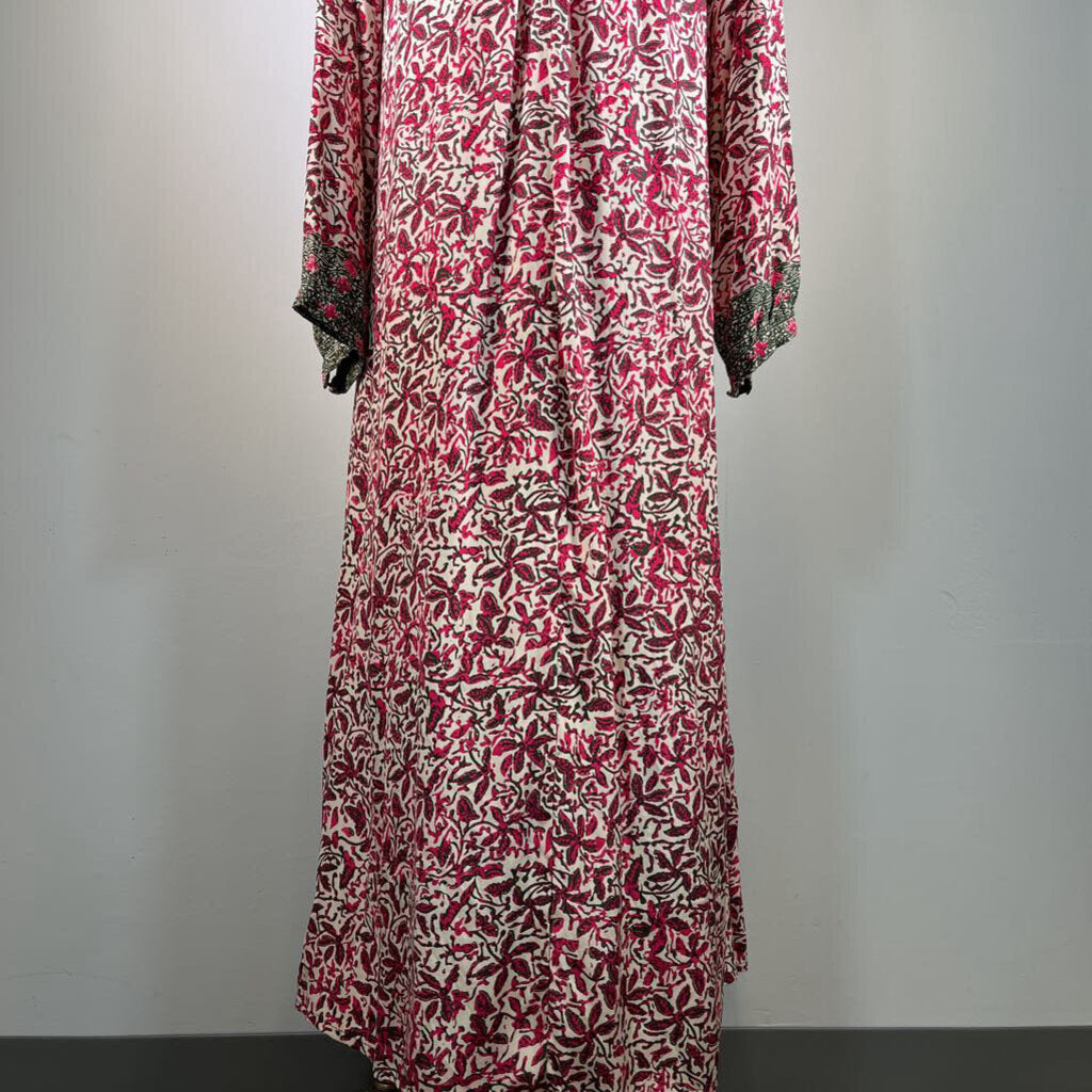 Natalie Martin L/s Silk Maxi Dress