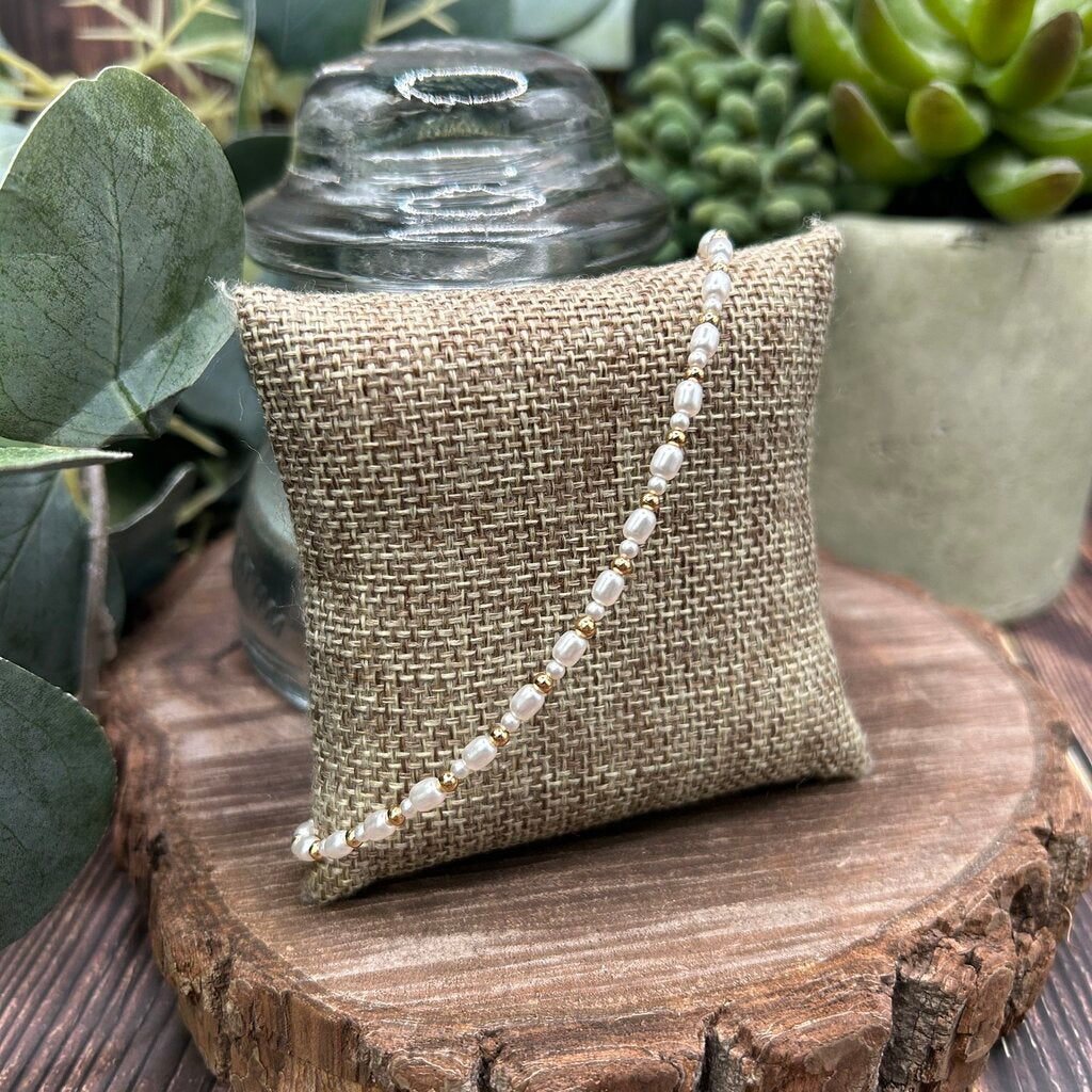 Set & Stones Pearl Anklet