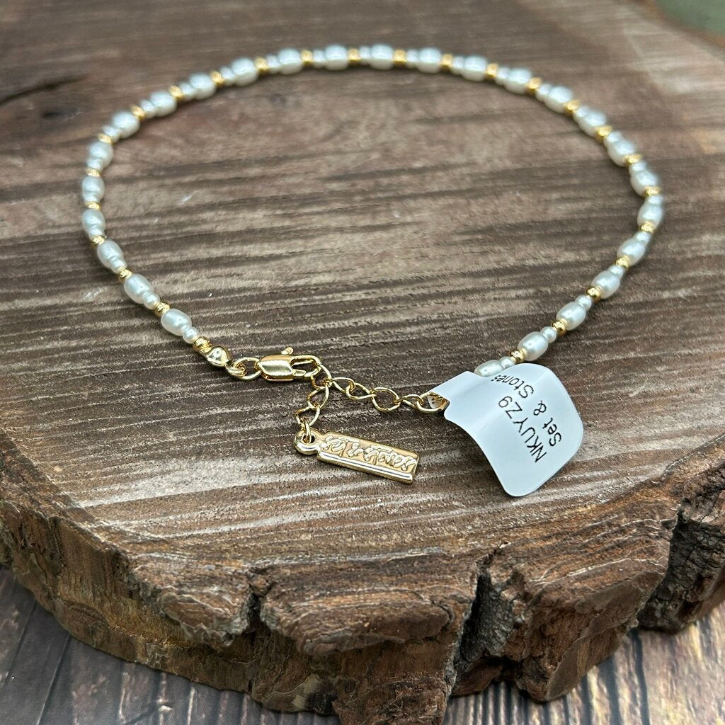 Set & Stones Pearl Anklet