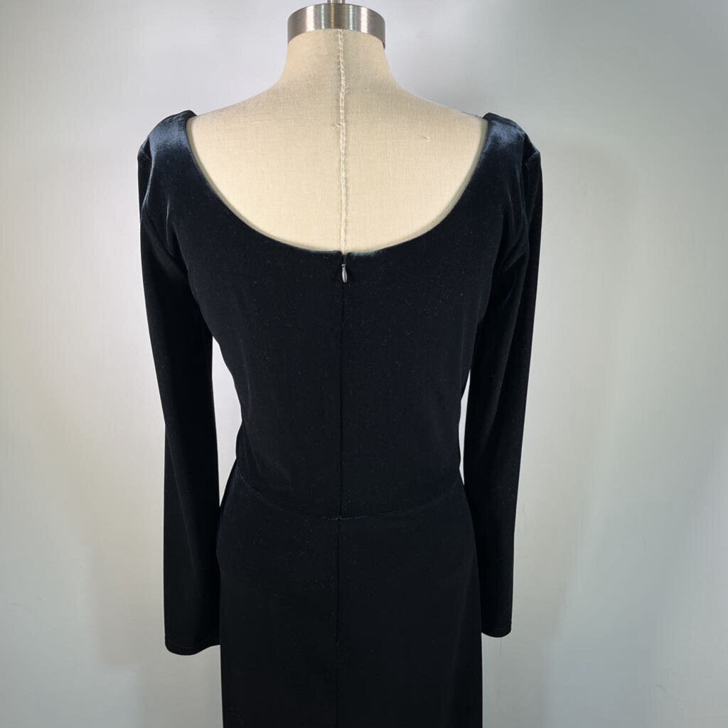 Jeffrey & Dara L/s Velvet Eve Gown