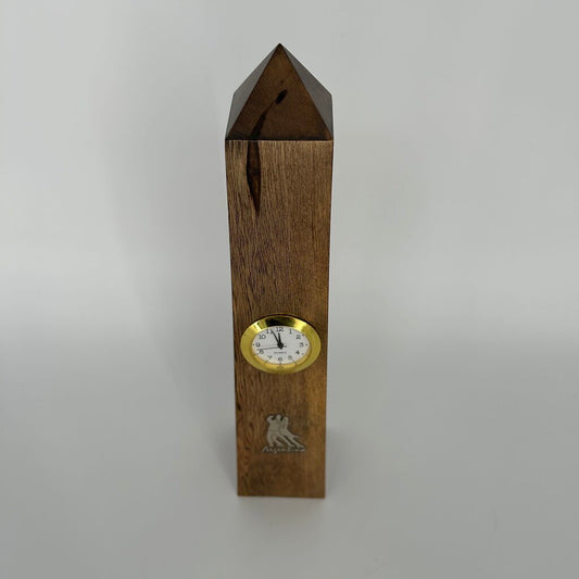 Wooden Obelisk Clock