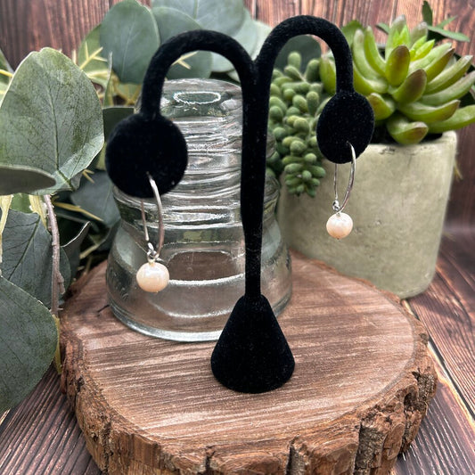 Silpada Sterling Pearl Drop Earrings