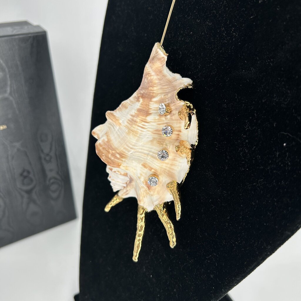 Dries Van Noten Shell Collar Statement Necklace
