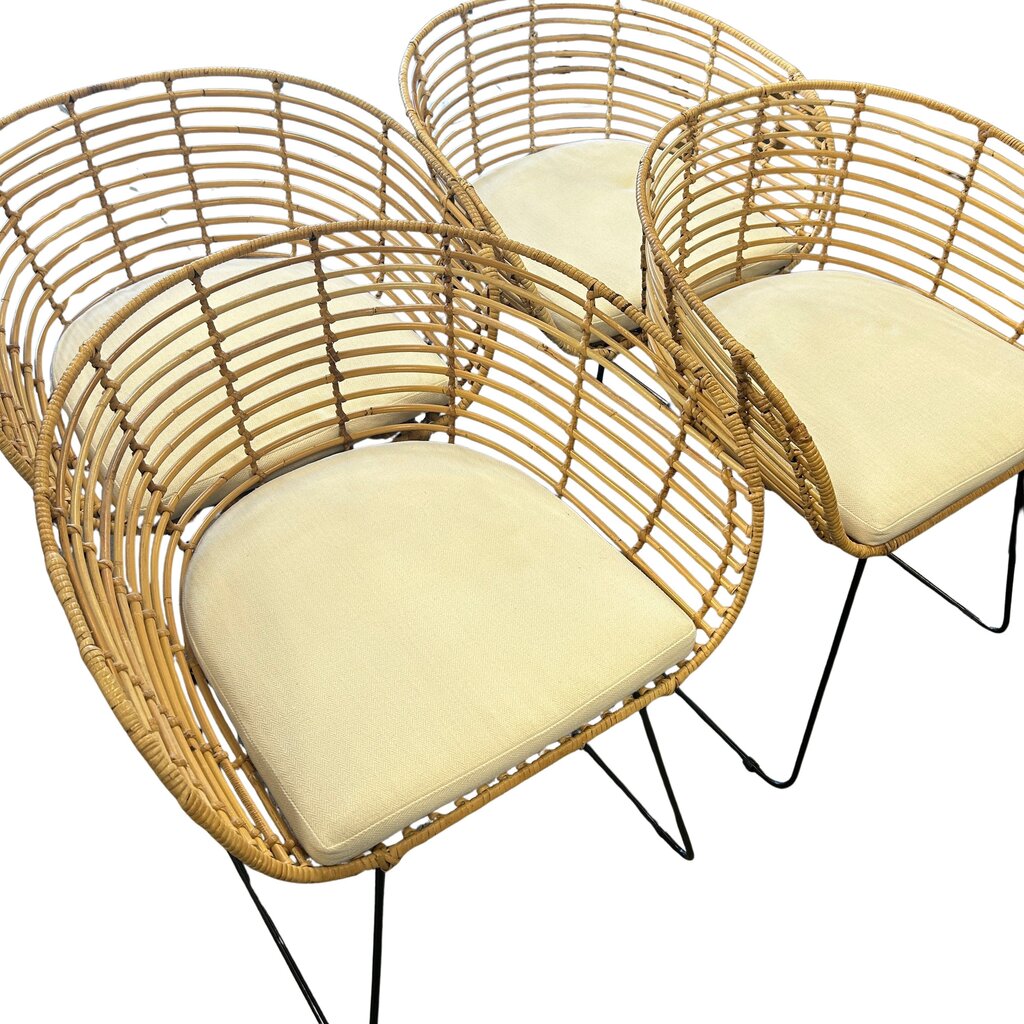 Rattan Dining Chair Set