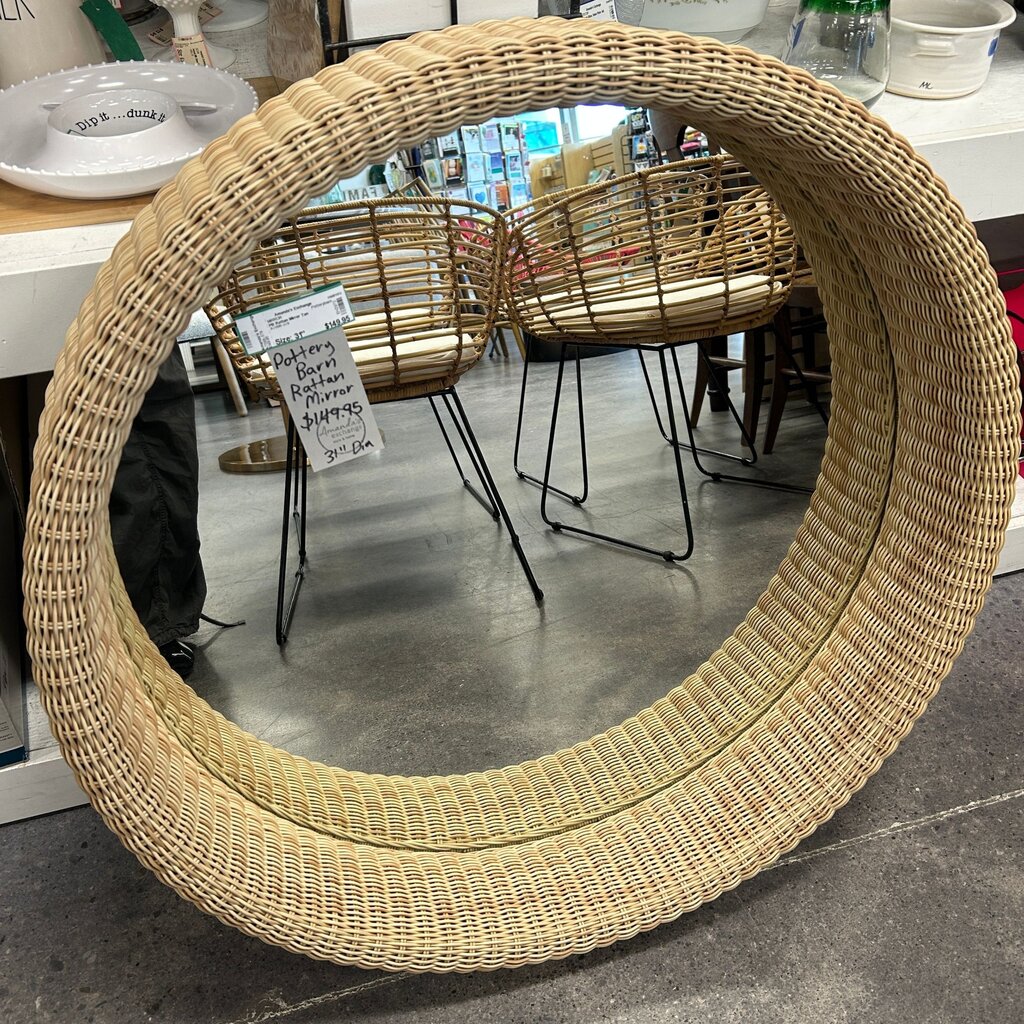 PB Rattan Mirror