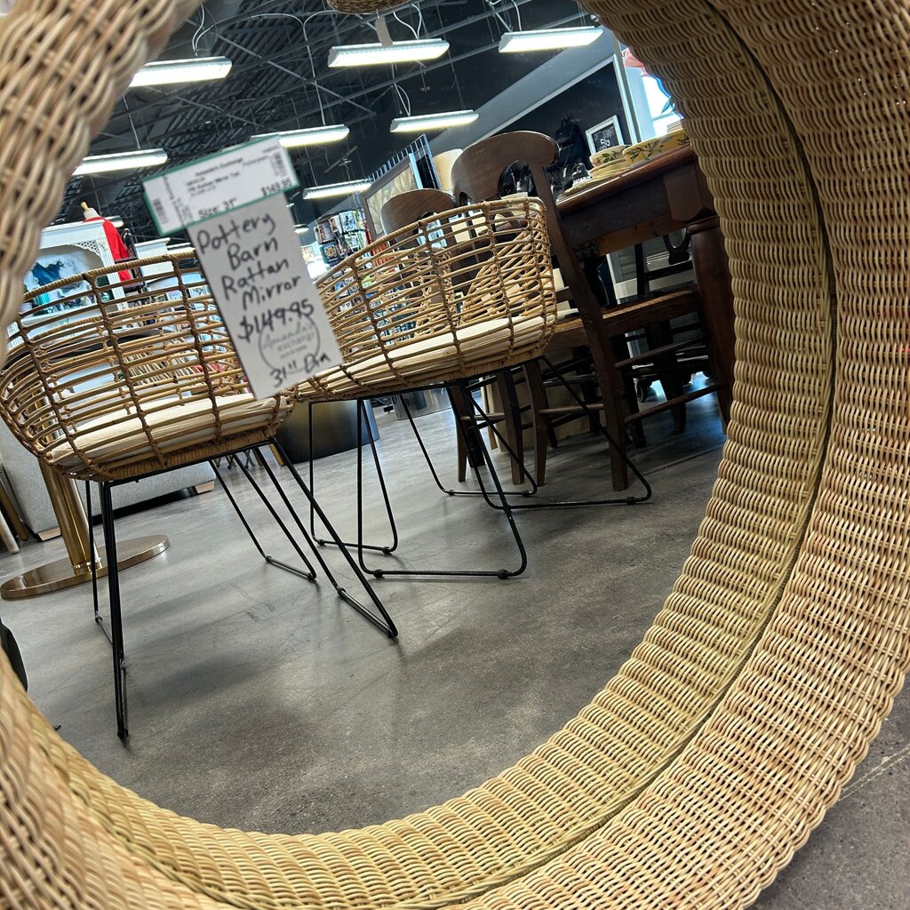 PB Rattan Mirror