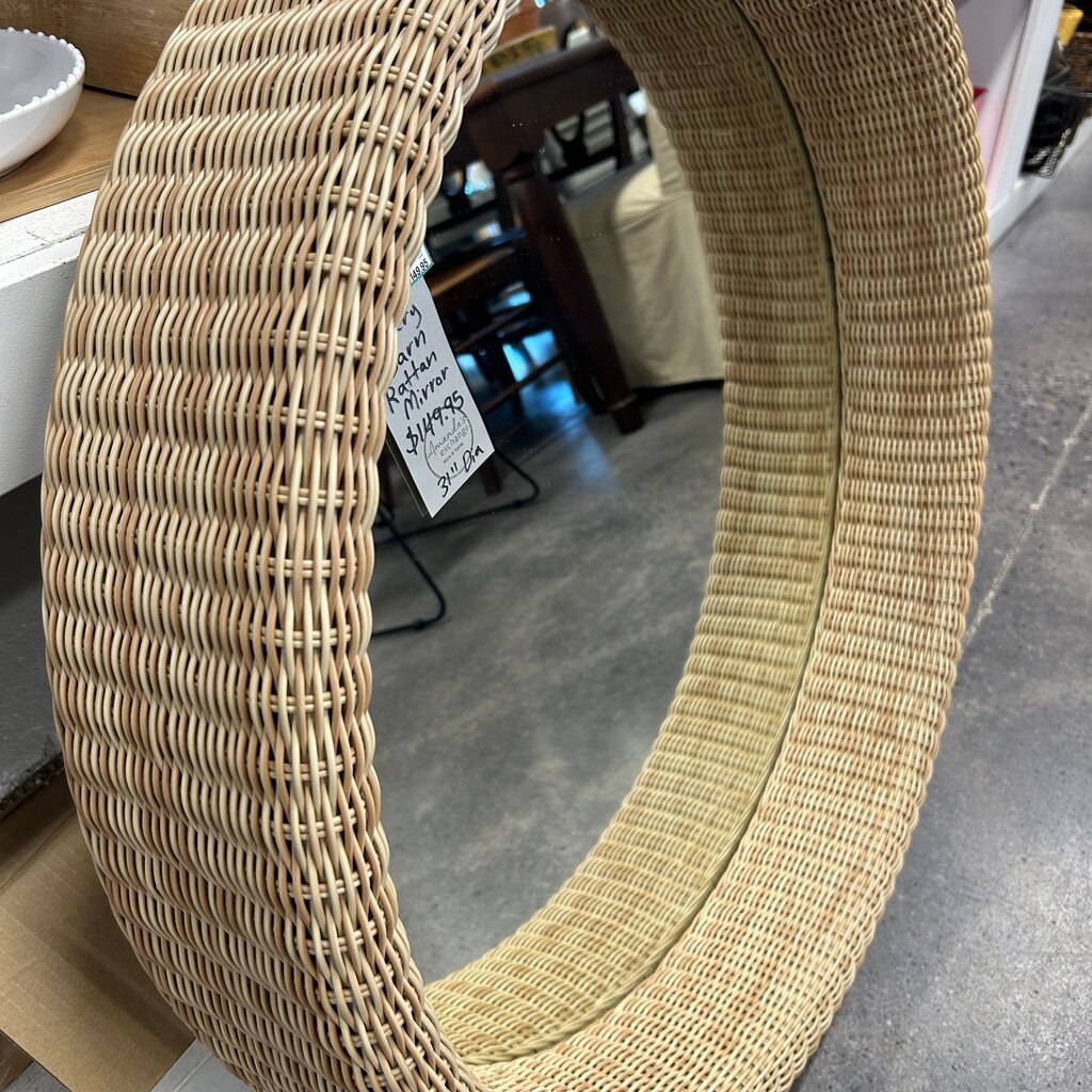 PB Rattan Mirror