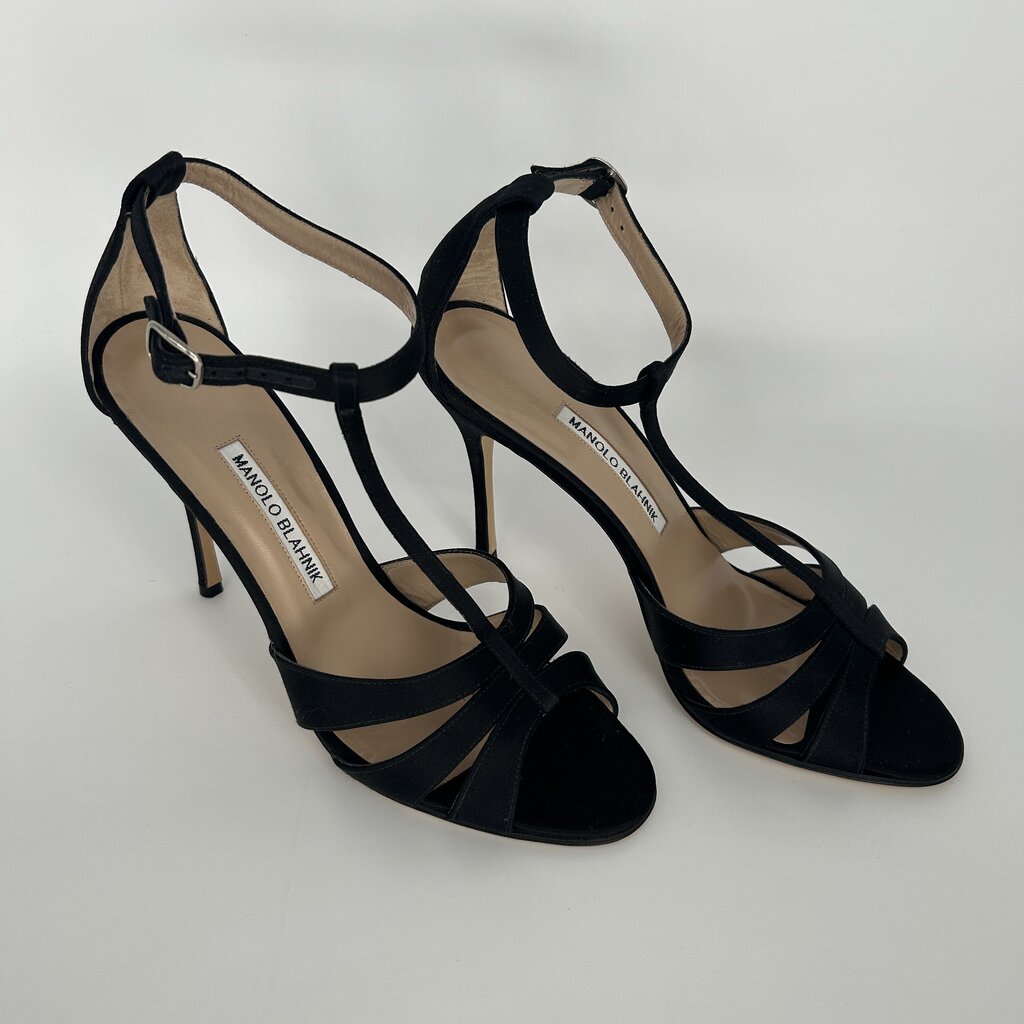 Manolo Blahnik Satin Heels