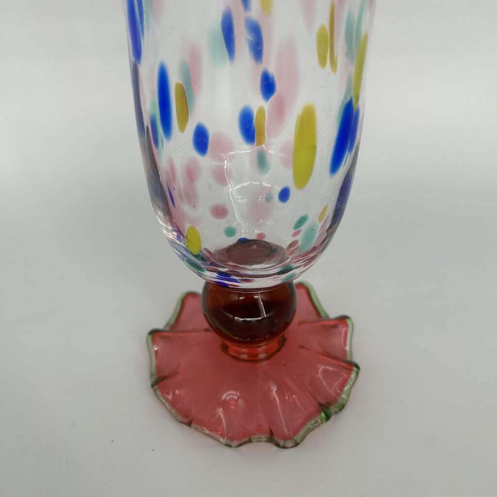 Molten Confetti Blown Glass Vase