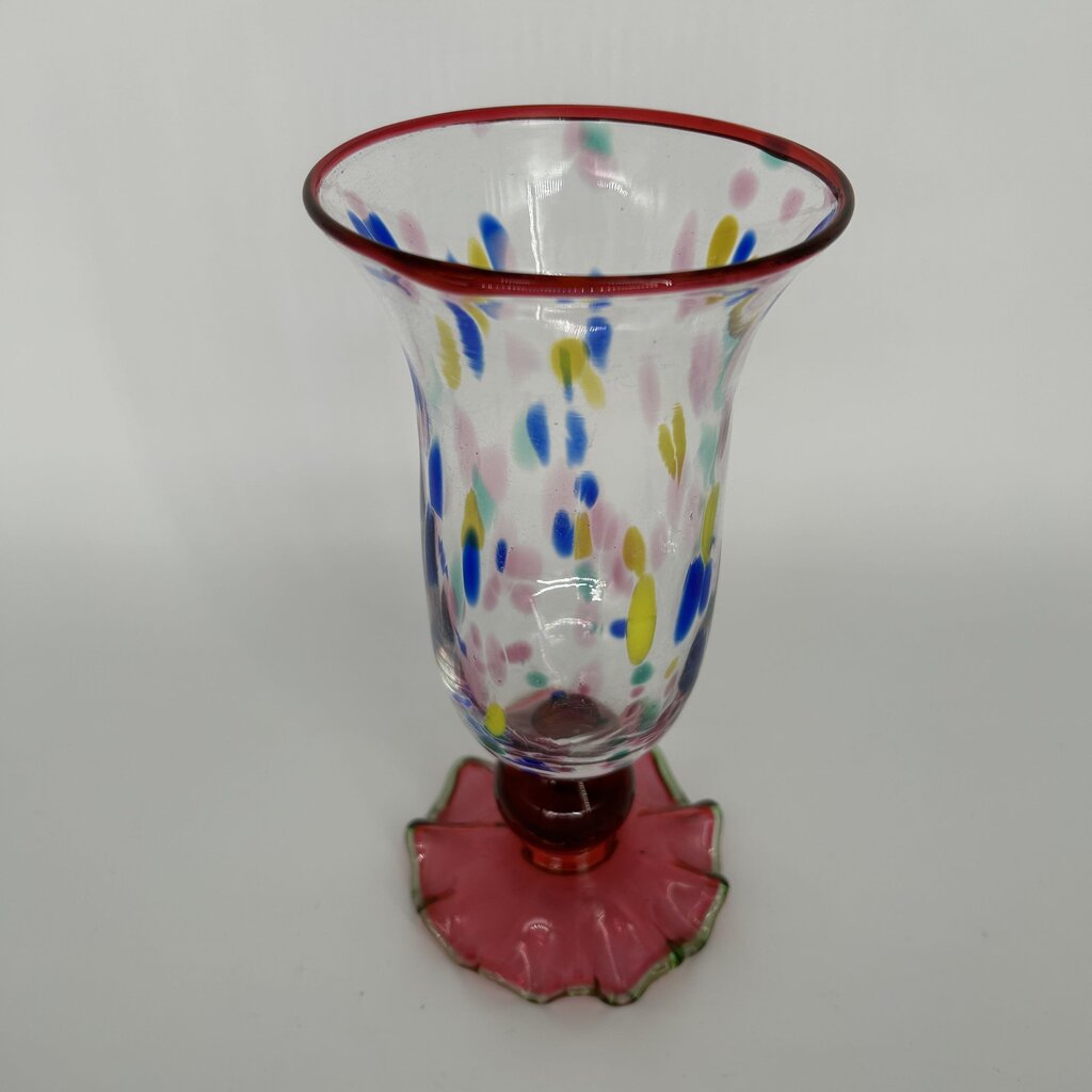 Molten Confetti Blown Glass Vase