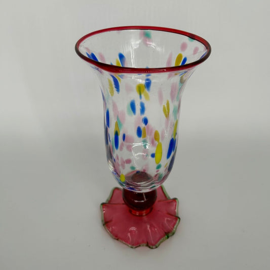 Molten Confetti Blown Glass Vase